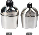 3Pcs/Set Stainless Steel Military Canteen